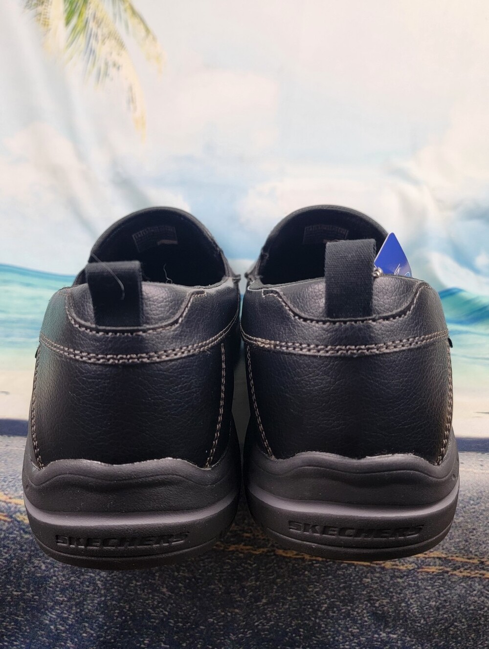 Skechers Relaxed Fit Harper Forde Black Slip On Shoes Mens 14 - Picture 8 of 10
